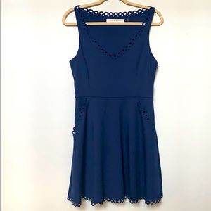 Susana Monaco Navy Blue Hardly Worn Dress